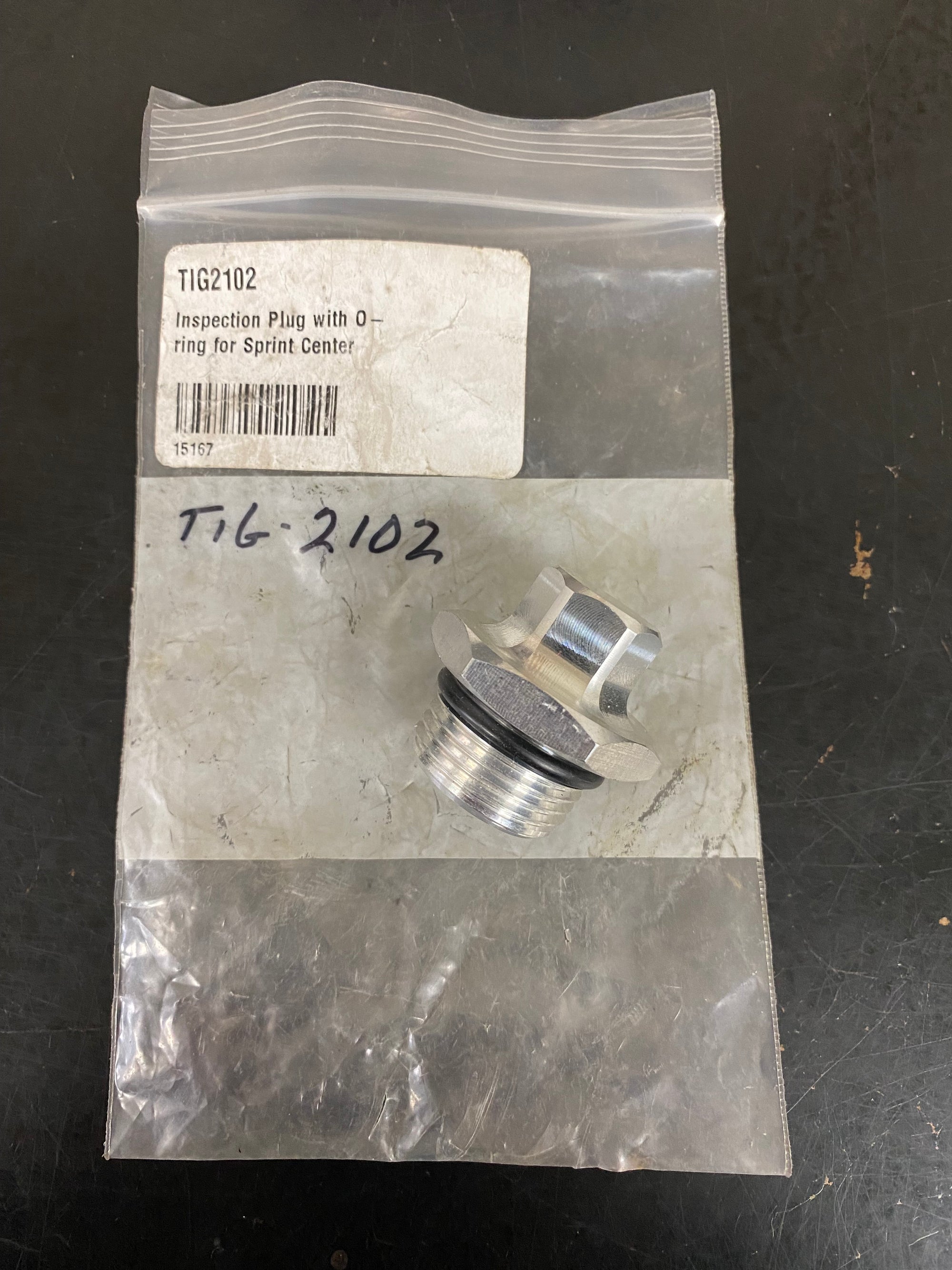 USED INSPECTION PLUG W/ O-RING FOR SPRINT CENTER