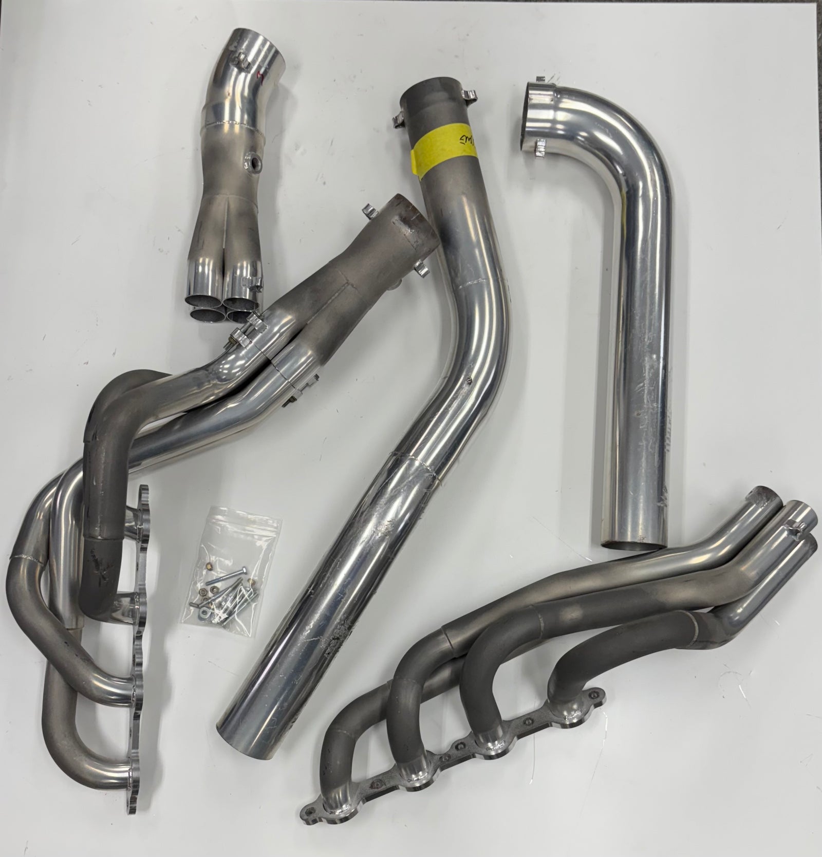 USED HEADERS GM LS ENGINE LOW AND SHORT 3-1/2"