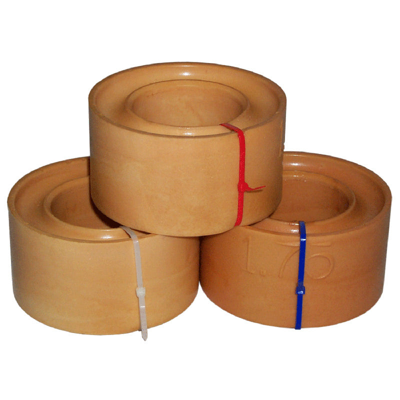 SPRING RUBBER, 5" & 5.5" COIL - MED, WHITE - 1.75"