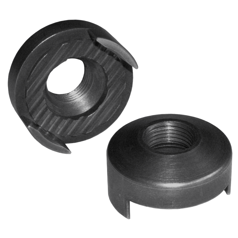 SERRATED NUT FOR ADJUSTABLE SPINDLE ARM