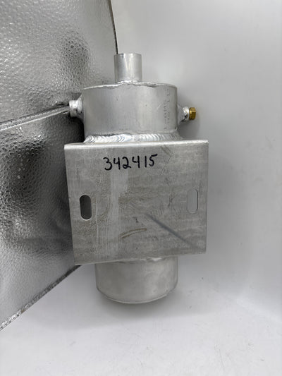 USED OVERFLOW TANK, VERTICAL- STD STRAIGHT BRACKET
