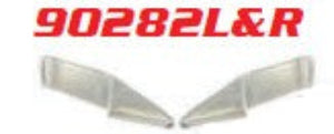 90282L- SKID PAN LEG, LR FOR KATECH