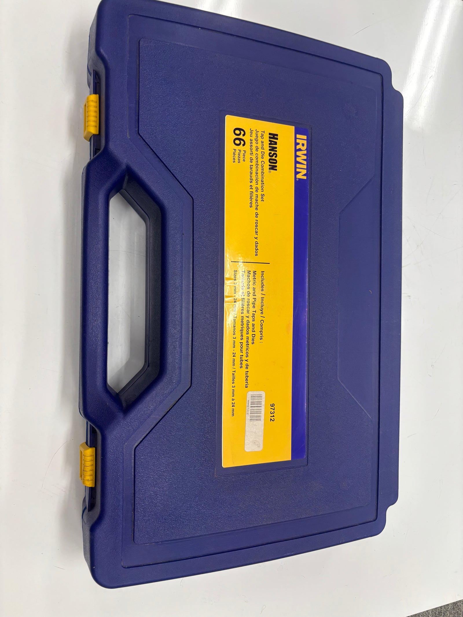 USED (NEW) Hanson 66 Piece Metric Tap and Hex Die Set