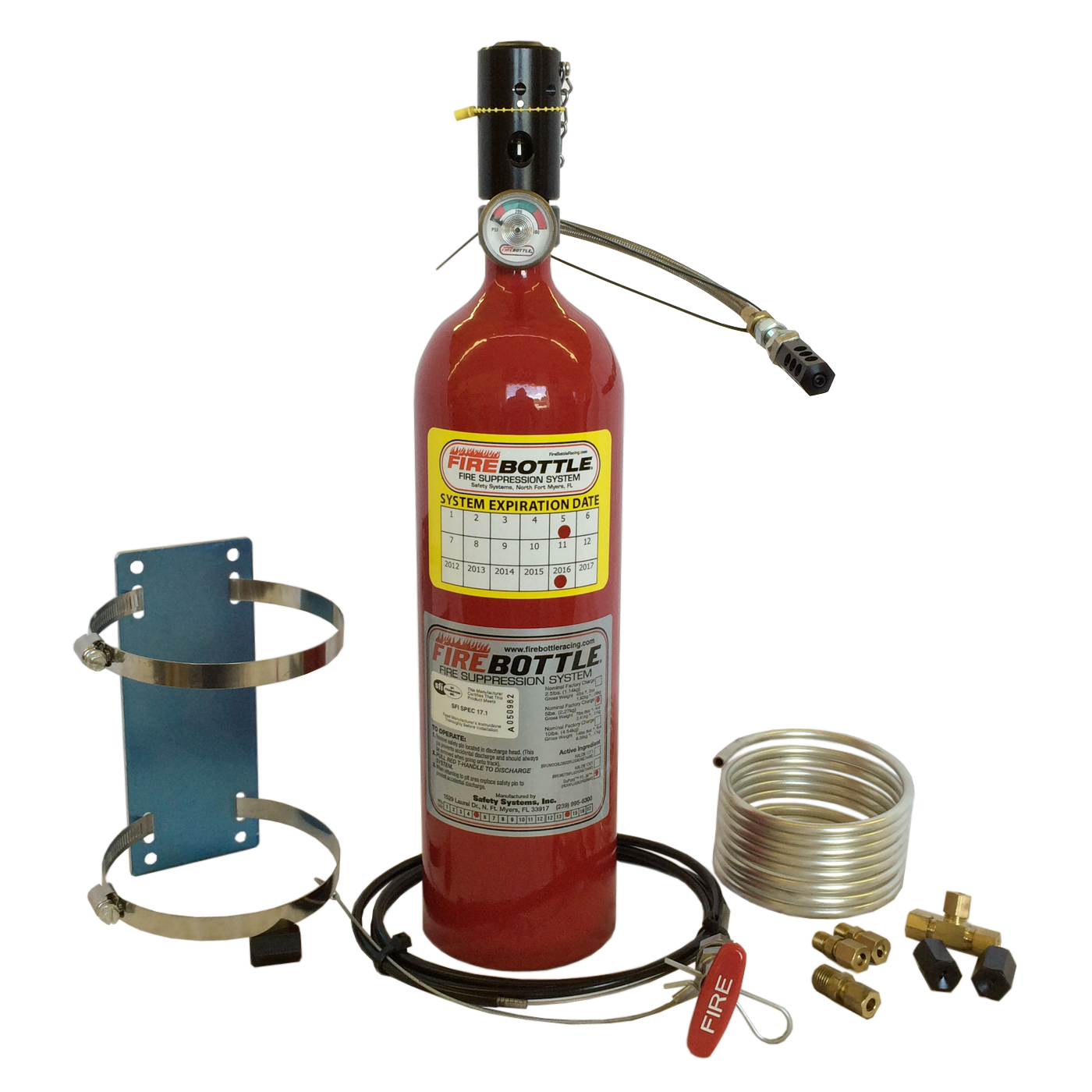 FIRE SYSTEM, 5# PULL AUTOMATIC, LONG BOTTLES ONLY
