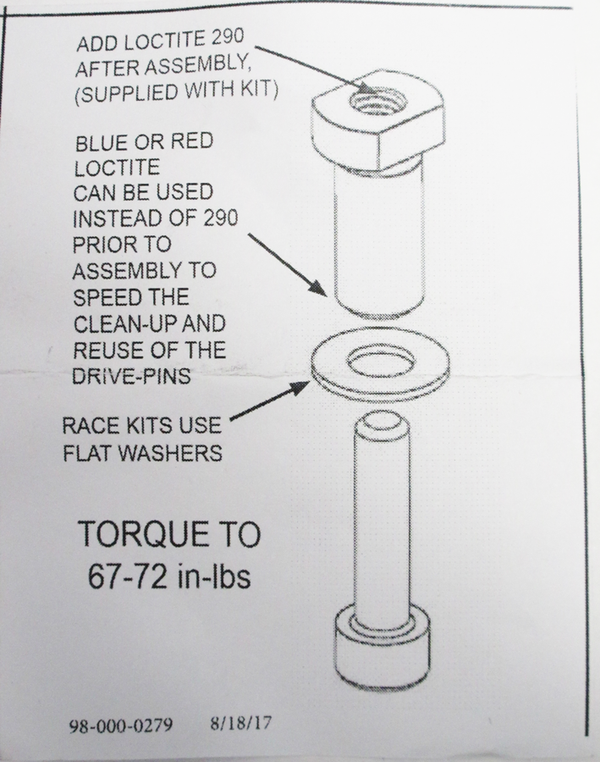 BOBBIN KIT, STB - 12 BOLTS/ BOBBINS - Howe Racing Enterprises, Inc