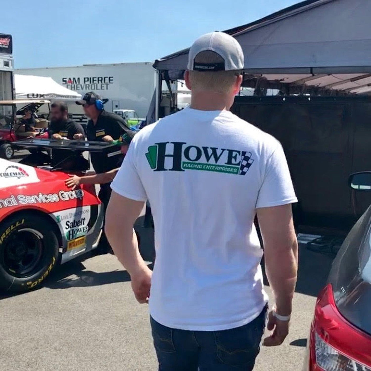 TSHIRT WHITE Howe Racing Enterprises, Inc